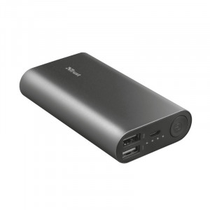 Baterie externa Trust Luco 7500 mAh, metal, microUSB, NM/ 23142, Negru