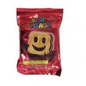 Biscuiti umpluti cu crema de ciocolata si alune Ani 24 x 50g, NM21779