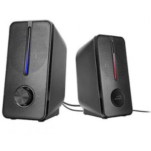 Boxe PC Speedlink Badour 2.0, 2 x 3 W, iluminare LED, NM/ SL-810006-BK, Negru