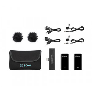 Boya BY-XM6-S4 Digital True-Wireless Dual Microphone, Lightning iOS (2.4 GHz) - Img 4