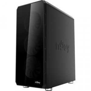 Carcasa PC nJoy Acrux, ARGB, Middle tower, ATX, deschidere laterala, NM/ CSMD-E000UAX-BL01B, Negru - Img 3