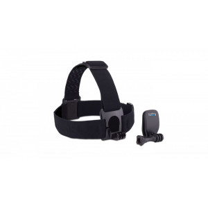 Curea reglabila pentru cap din material textil + clip GoPro Head Strap, NM/ACHOM-001, Negru - Img 1