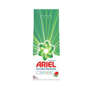 Detergent automat pudra Ariel White & Color, 80 spalari, 8 kg, Alb/Verde - Img 1