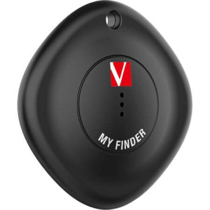 Dispozitiv de urmarire a locatiei MyFinder Verbatim, Bluetooth 5.2, 2 pack Waterproof, Apple IOS, NM/ 32131, Negru - Img 1