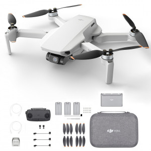 Kit Drona DJI Mini SE FMC, 2.7K30, 12MPGimbal 3 axe, 4km raza transm., auton. 30min, 249g - Img 3