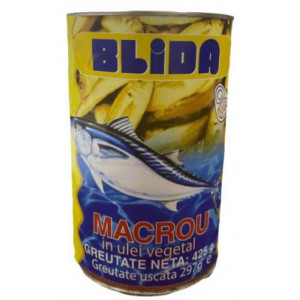 Macrou in ulei vegetal Blida 425g, NM26228