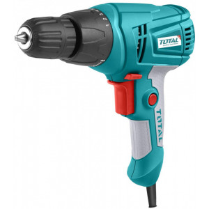 Masina de gaurit electrica Total, 280 W, 750 rpm, 10 mm, NM/ TD502106, Turcoaz