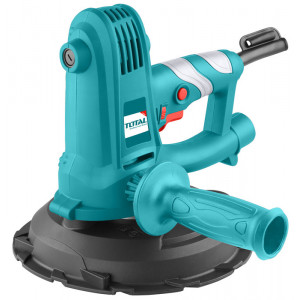 Masina slefuit pereti si tavane Total TDWS7501/NM, disc 180 mm, 750 W, 2700 Rpm, lumina LED, sac colector, furtun 38 mm, Verde