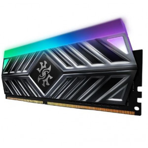 Memorie RAM Adata Spectrix D41, DDR4, 3600Mhz, 16GB, C18, NM/ AX4U360016G18I-ST41, Gri - Img 2