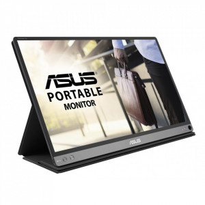 Monitor Asus Portable ZenScreen Go 15.6",IPS, USB Type-C , FHD (1920x1080), Auto-Rotate, NM/ MB16AP, Negru - Img 2
