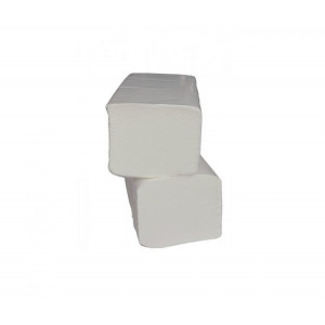 Prosop industrial de hartie Gloria tip Z, 2 straturi, 6 x 140 foi, 21 x 23 cm, Alb - Img 2