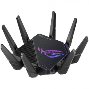 Router Gaming Asus, ROG Rapture AX11000, tri-band, quad-core 2.0GHz CPU, 256MB/1GB, NM/ GT-AX11000 PRO, Negru - Img 1