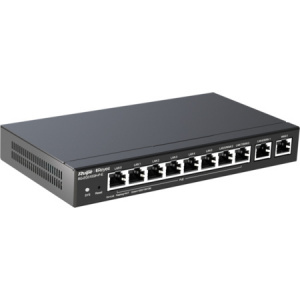 Router Reyee, 10x10/100/1000 Base, RAM 512 MB, Cloud, 10 porturi, NM/ RG-EG310GH-P-E, Negru - Img 3