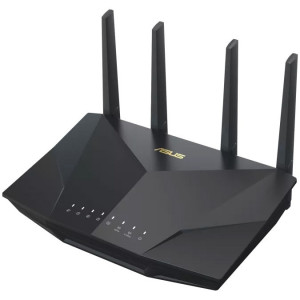 Router wireless Asus WiFi 6 (802.11ax), AX5400, Trend Micro, compatibil Asus AiMesh, MU-MIMO, OFDMA, Negru - Img 3