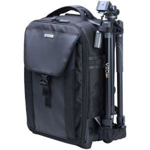 Rucsac tip troller cu husa de ploaie Vanguard, destinat pentru aparat foto/laptop, NM/ VEO SELECT59T BK, Negru - Img 1