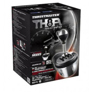 Schimbator de viteze Thrustmaster TH8A Add-on, 13 cm inaltime, maner detasabil, NM/ 4060059m, Argintiu - Img 3
