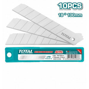 Set lame cutter Total, 18mm, 10 bucati, NM/ THT519112, Argintiu