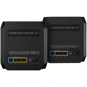 Sistem Mesh Gaming Asus, AX10000, Tri-Band, acoperire 540m², Tri-Core 1.7GHz CPU, AiProtection Pro, NM/ GT6(B-2-PK), Negru - Img 2