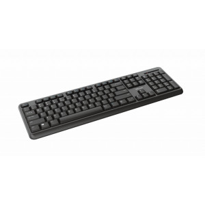 Tastatura Trust TK-350 NM 24414, 104 taste, wireless, waterproof, USB, raza wireless 10 m, Negru - Img 3