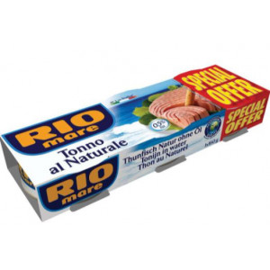 Ton in suc natural Rio Mare 3 x 160g, NM25038 - Img 1