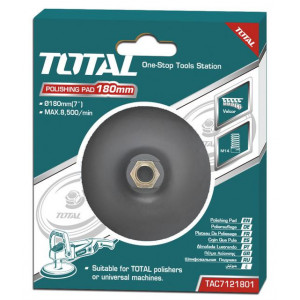 TOTAL - Disc de lustruit cu flansa - 180mm