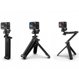 Trepied 3-Way GoPro, 20.3-49.5cm, ball joint 360 de grade, NM/ AFAEM-002, Negru - Img 1