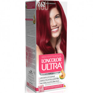Vopsea de par permanenta Loncolor Ultra 7.62 Rosu Grenadine, 100 ml
