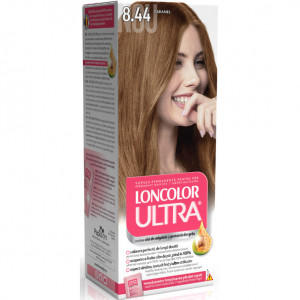 Vopsea de par permanenta Loncolor Ultra 8.44 Caramel, 100 ml