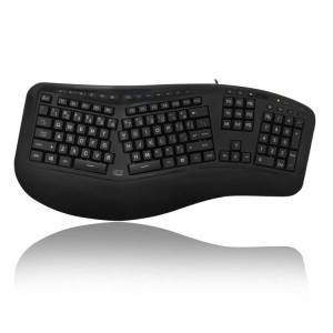 Adesso Tru-Form 150  3-Color Illuminated Ergonomic keyboard USB - Img 6