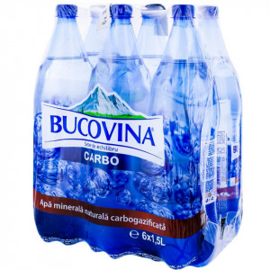 Apa minerala carbogazoasa Bucovina 6 x 1,5L, NM23573 - Img 2