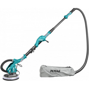 Aparat de slefuit extensibil tip girafa Total TWS10501/NM, disc 225 mm, 1050 W, 2300 Rpm, lumina LED, furtun praf 38 mm, Verde