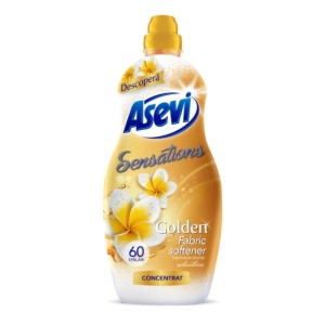 Balsam de rufe concentrat Asevi Sensations Golden, 60 Spalari, 1.44 L, Galben