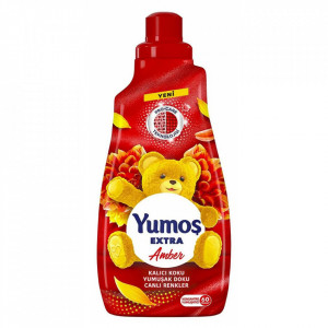 Balsam de rufe extra Yumos Amber, 60 spalari, 1.44 L, Rosu