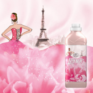 Balsam de rufe Lenor Haute Couture L'Ingenue, 48 spalari, 1,2 L - Img 3