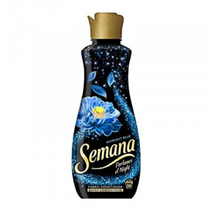 Balsam de rufe superconcentrat Semana Perfumes of Night Midnight Blue, 38 spalari, 950 ml, Albastru/Negru