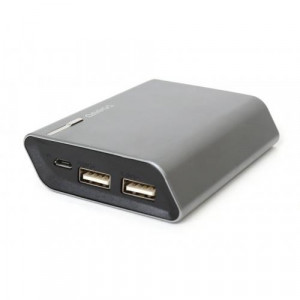 Baterie externa Omega 6000 mAh, 2 x USB, Li-Ion, NM/ OMPB60AG, Gri