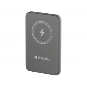 Baterie externa Verbatim 10.000mAh, Charge'n'Go, wireless, NM/ 32249, Gri - Img 1