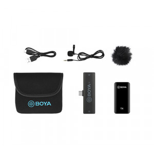 Boya BY-XM6-S5 Digital True-Wireless Microphone, USB Type-C Mobiles (2.4 GHz) - Img 4