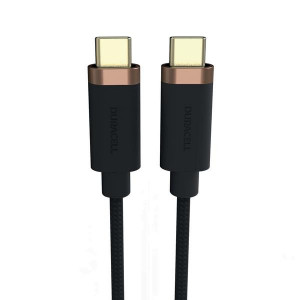Cablu Duracell USB-C to USB-C 1 metru, Negru