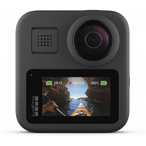 Camera de actiune GoPro MAX 360, 5.6K, Max TimeWarp, PowerPano, 6 microfoane, rezistent la apa, voice control, NM/ CHDHZ-202-RX, Negru - Img 8