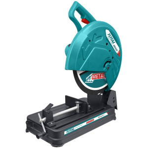 Circular de banc debitat metale Total TS92435526/NM, 2400 W, 3900 Rpm, disc 355 mm, 220 V, Negru/Verde