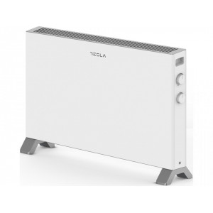 Convector electric Tesla, 2000W, termostat reglabil cu autoresetare, consum optimizat, anti-rasturnare, NM/ PC302W, Alb - Img 1