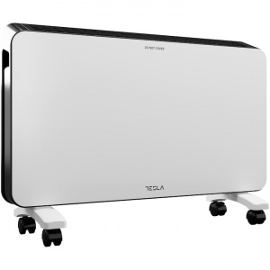 Convector electric Tesla, 2000W, termostat reglabil cu autoresetare, consum optimizat, anti-rasturnare, NM/ PC301WB, Alb - Img 3