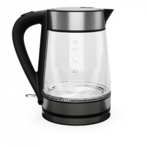 Fierbator electric Tesla NM/KT300X, 1.7L, 2200W, oprire automata, indicator ON/OFF, sticla, Negru - Img 3
