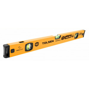 Nivela Tolsen cu asistenta de vizualizare,3 fiole, 100cm, cadru din aluminiu, NM/ TL-35235, Galben