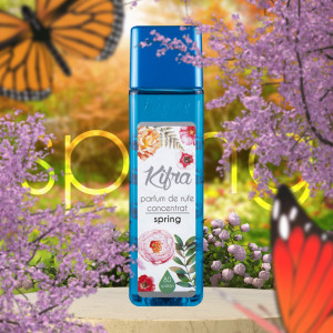 Parfum de rufe concentrat Kifra Spring, 200 ml, 80 spalari, Albastru - Img 3