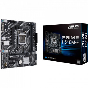 Placa de baza Asus ,ESocket 1200, H510, M.2, DP, HDMI, MB, NM/ PRIME H510M-E, Negru - Img 1