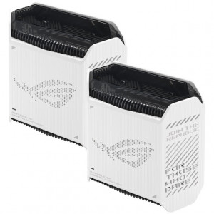 Router gaming ROG Rapture Asus, WiFi 6, AX100002-PK, AiMesh, Tri-Band, Tri-Core 1.7GHz CPU, NM/ GT6(W-2-PK), Alb - Img 2