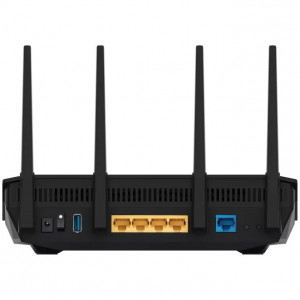 Router wireless Asus WiFi 6 (802.11ax), AX5400, Trend Micro, compatibil Asus AiMesh, MU-MIMO, OFDMA, Negru - Img 4