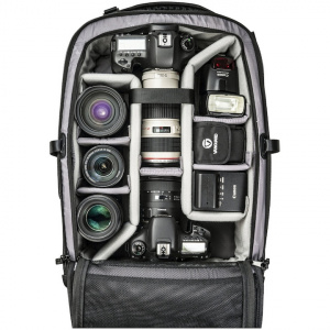 Rucsac cu husa de ploaie tip troller Vanguard, destinat pentru aparat foto, NM/ VEO SELECT55BT BK, Negru - Img 7